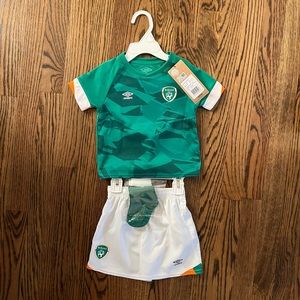 Umbro Ireland Jersey & Shorts Set, 6-12 M